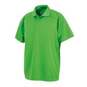 Spiro Unisex Adults Impact Performance Aircool Polo Shirt / Lime Punch